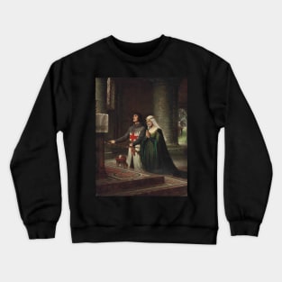 The Dedication, 1908 - Edmund Blair Leighton Crewneck Sweatshirt